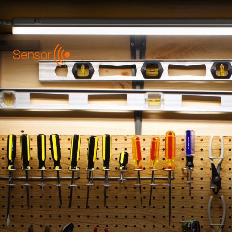 120cm schlanke OSRAM LED Sensor Batten 14W 3000K Unterbauleuchte