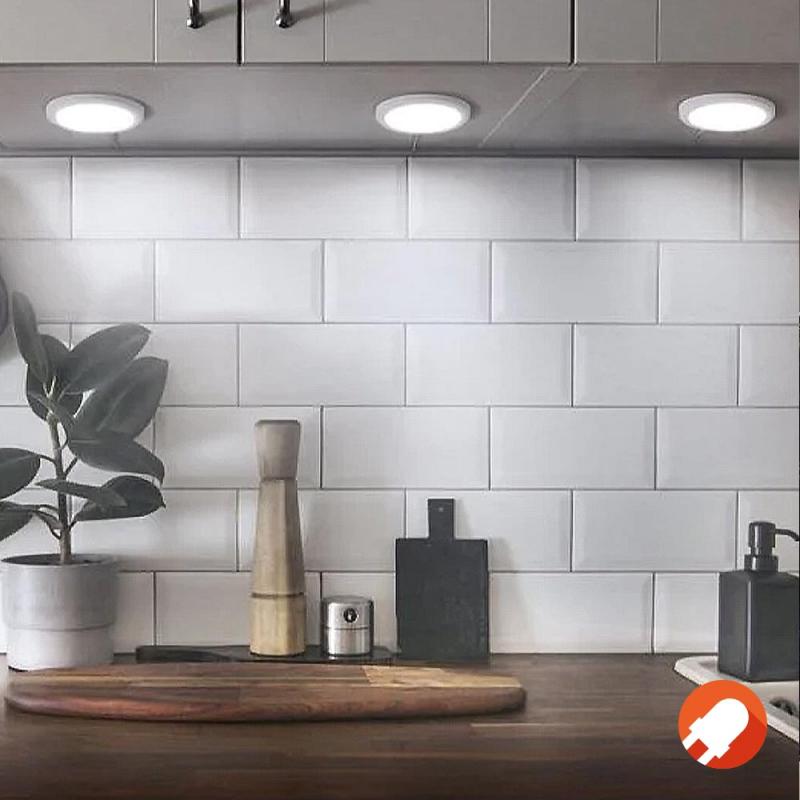 OSRAM WiFi Undercabinet Unterbauleuchten 3er in Weiß - regulierbares Weißlicht, dimmbar, lange Lebensdauer, einfache Montage, App-steuerbar, Tunable White, für Küche, Regal