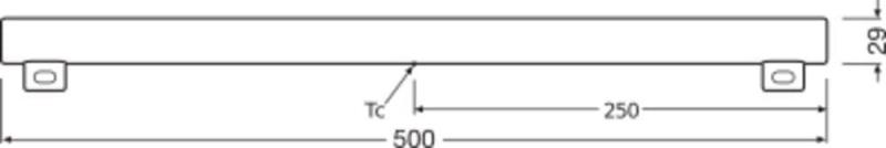 50cm Osram LEDinestra Frosted LED-Röhrenlampe S14s 6W wie 40W warmweiße Beleuchtung