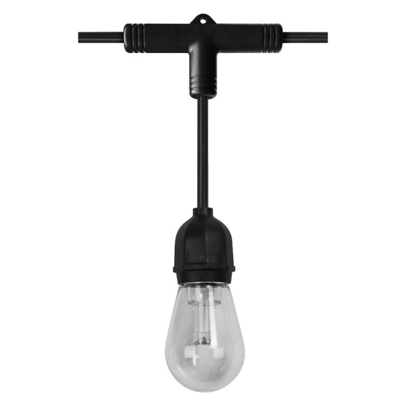 7,5m LEDVANCE Smart+ WiFi Outdoor Lichterkette Stringlight mit 12 LED-Lampen mit warmweißem oder buntem Licht