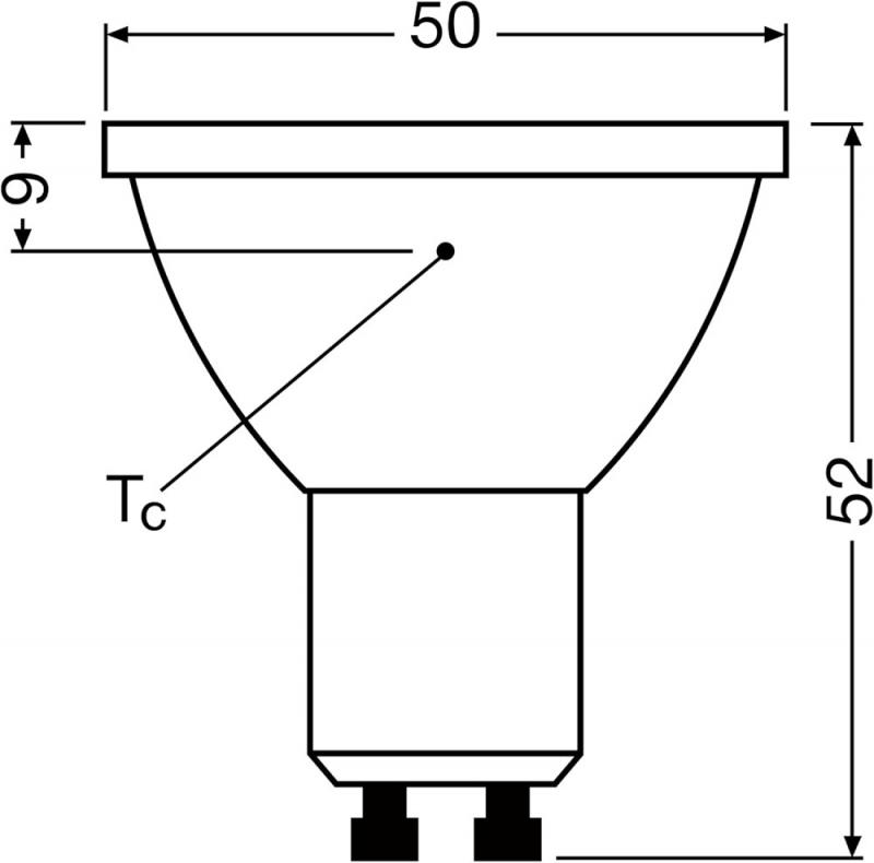 OSRAM Superstar GU10 LED Strahler PAR16 36° Abstrahlwinkel 3,4W wie 35W neutralweiß dimmbarer Reflektor
