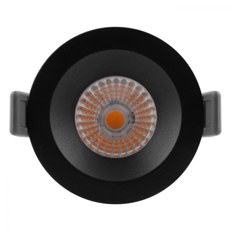 LEDVANCE Spot fix 8W 3000K LED Einbauleuchte dimmbar IP44 schwarz