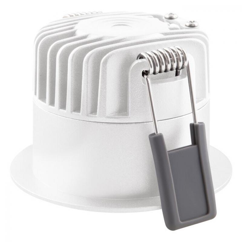 LEDVANCE SPOT DARKLIGHT 8W 930 DIM IP44 Weiß LED Einbauleuchte CRI90 3000K dimmbar - Einbaudurchmesser: 68 mm