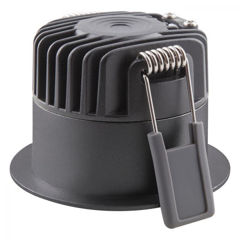 LEDVANCE SPOT DARKLIGHT SP DK FIX P 8W 927 PS DIM IP44 BK - Einbaudurchmesser: 68 mm