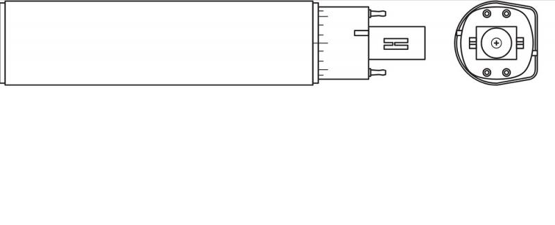 Ledvance DULUX G24q-3 LED HF & AC Kompaktlampe 10 W wie 26W 3000K warmweißes Licht EVG