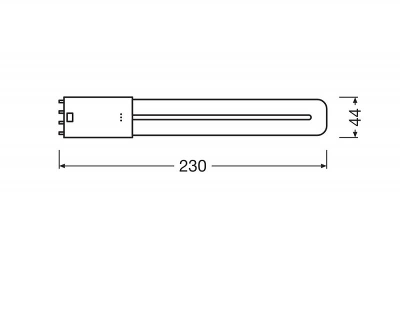 Ledvance DULUX L18 LED Stablampe HF & AC 2G11 4Pin 8W wie 18W 4000K LED neutralweißes Licht