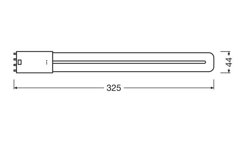Ledvance DULUX L24 LED Stablampe HF & AC 2G11 4Pin 12W wie 24W 4000K LED neutralweißes Licht