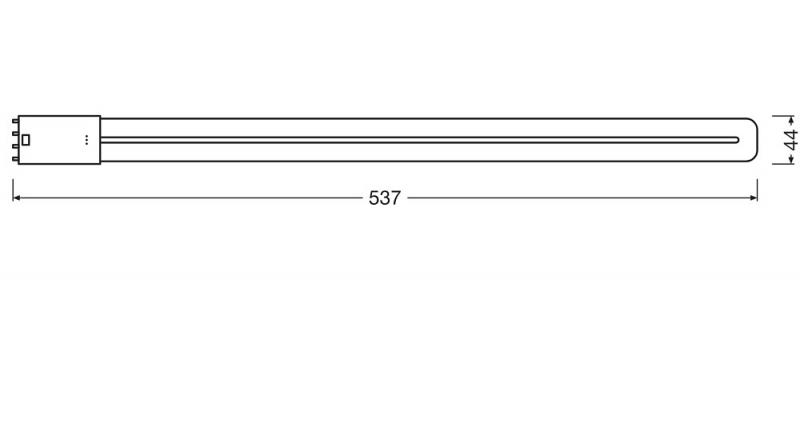 Ledvance DULUX L55 LED Stablampe HF 2G11 4Pin 25W wie 55W 3000K