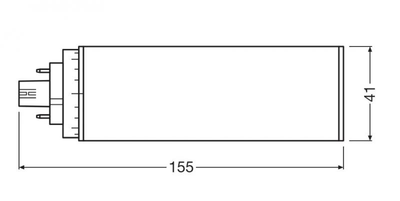 Ledvance DULUX LED T/E32 HF & AC MAINS V 16W 840 GX24Q-3  Kompaktlampe wie 32W 4000K neutralweißes Licht - EVG