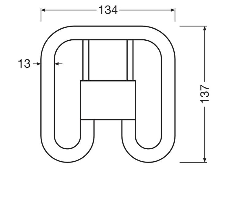 Ledvance DULUX SQ16 EM LED Kompaktlampe GR8 2Pin 7W wie 16W 3500K