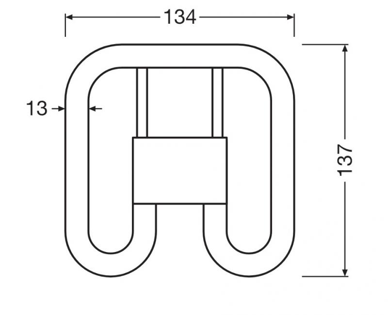 Osram DULUX GR8 SQ16 EM & AC LED Kompaktlampe 2Pin 7W wie 16W 3500K warmweiß