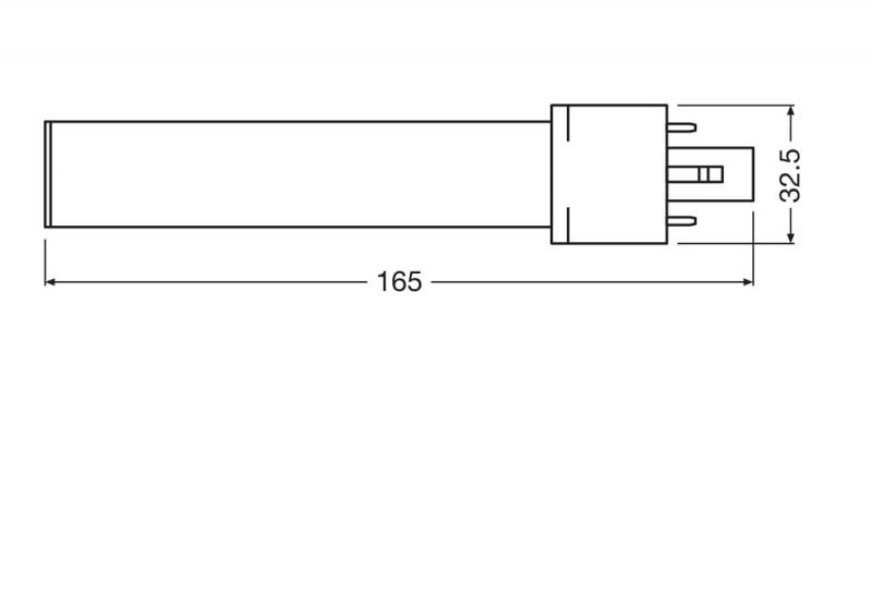 Ledvance DULUX S9 LED Kompaktlampe 2Pin G23 4W 4000K EM für KVG/VVG