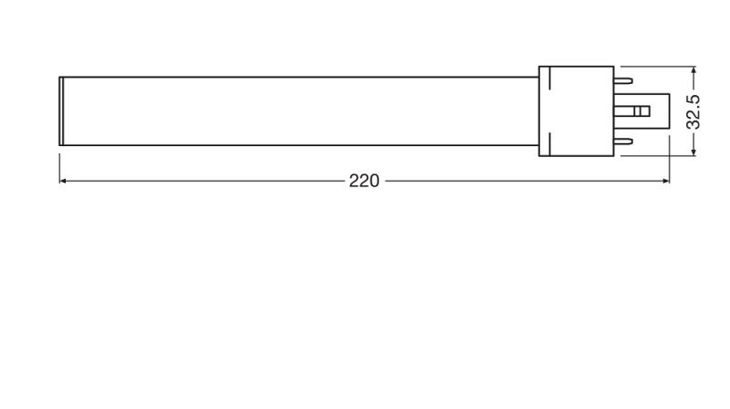 Ledvance DULUX S 11 LED 2Pin G23 6W wie 11W 4000K neutralweißes Licht EM für KVG/VVG