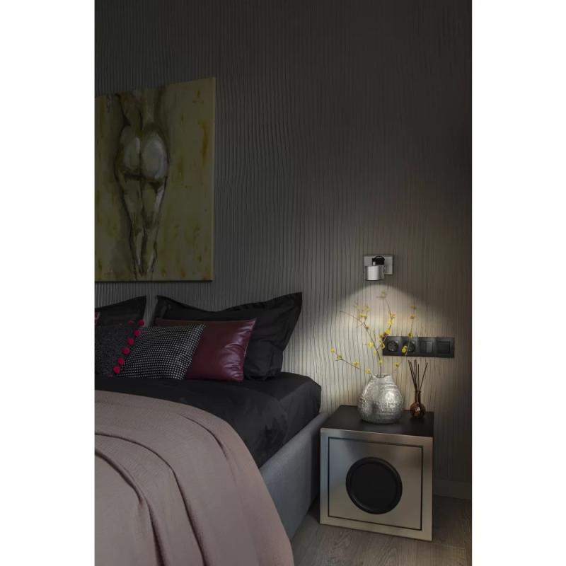 OSRAM 1er LED Wand- und Decken Strahler Decor Spot Jupiter Silber