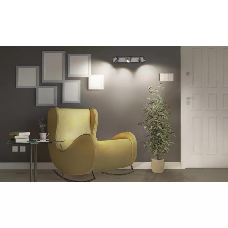 OSRAM 3er LED Wand- und Decken Strahler Decor Spot Jupiter Silber