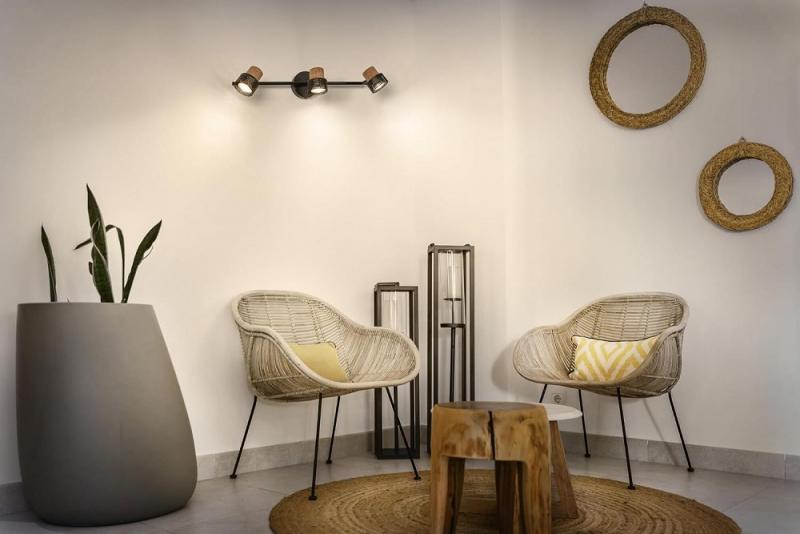 OSRAM Nachhaltiger LED Deckenstrahler Cork 3er Strahler Schwarz