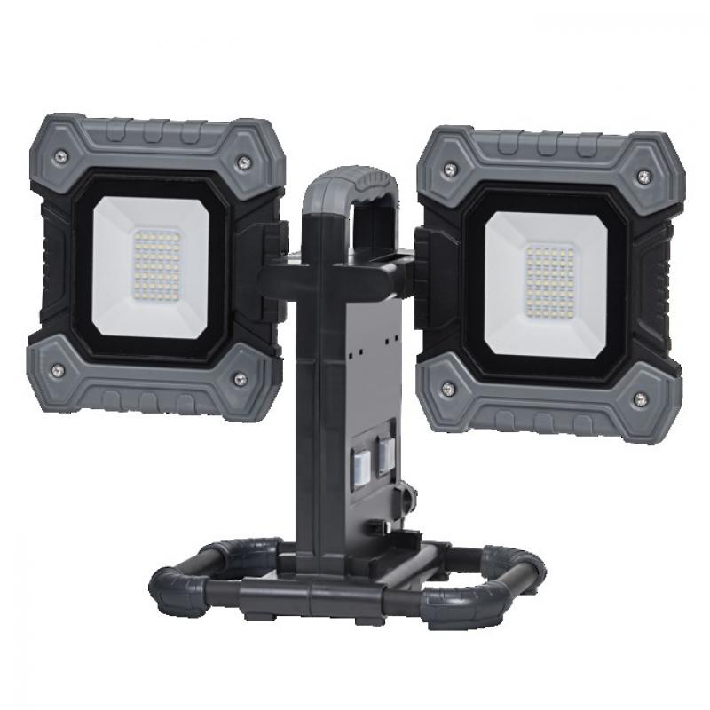 LEDVANCE LED WORKLIGHT VALUE FLEX 2x30W 865 LED Baufluter Floodlight Baustellenlicht