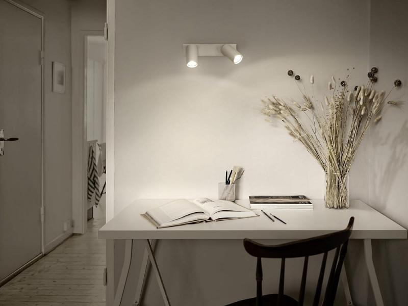 OSRAM LED Spot Octagon 2er Wand- und Decken Strahler dimmbar Weiß