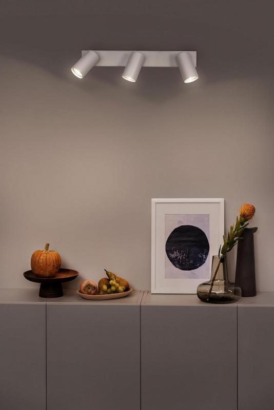 OSRAM LED Spot Octagon 3er Wand- und Decken Strahler dimmbar Weiß