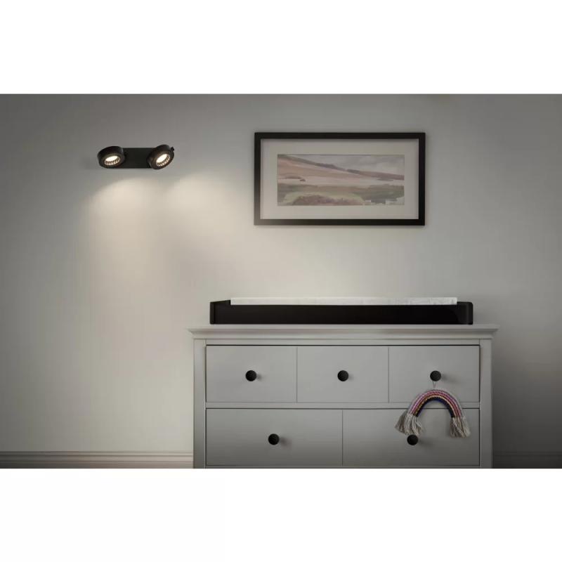 OSRAM LED Decor Spot Venus 2er Wand- und Decken Strahler Schwarz schwenkbar