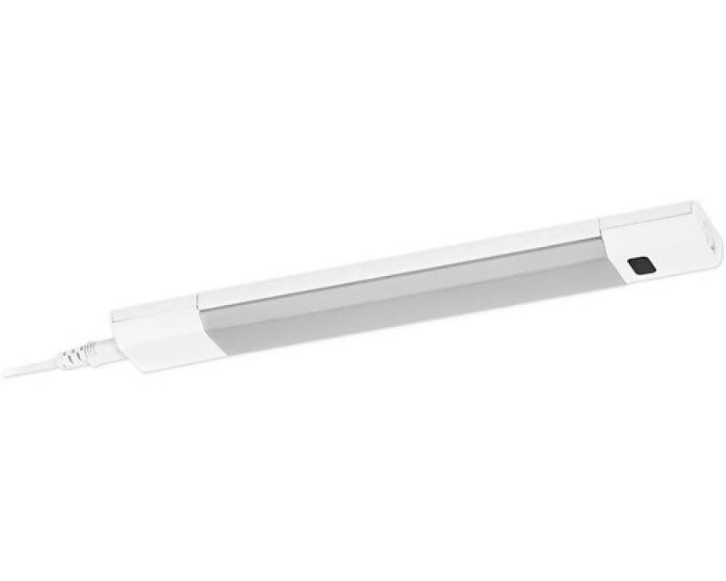 30cm LEDVANCE Linear Edge Sensor Unterbauleuchte RGBW, dimmbar, 4 W, 3000 K, warmweiß, weißes Aluminium, IP20, mit Fernbedienung