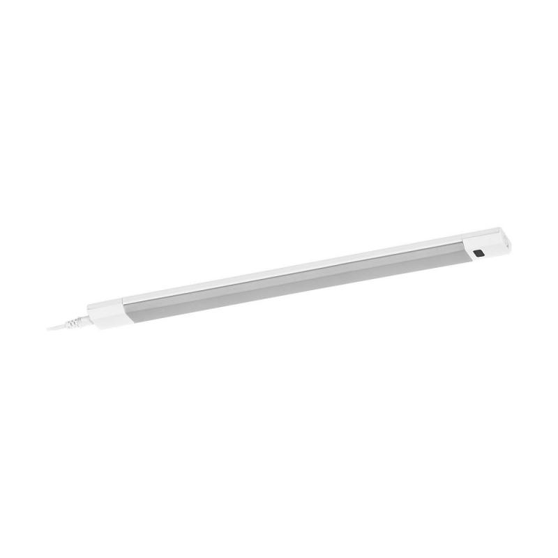 50cm LEDVANCE Linear Edge Sensor Unterbauleuchte mit RGBW dimmbar, 8 W, 3000 K, warmweiß, weißes Aluminium, IP20, mit Fernbedienung