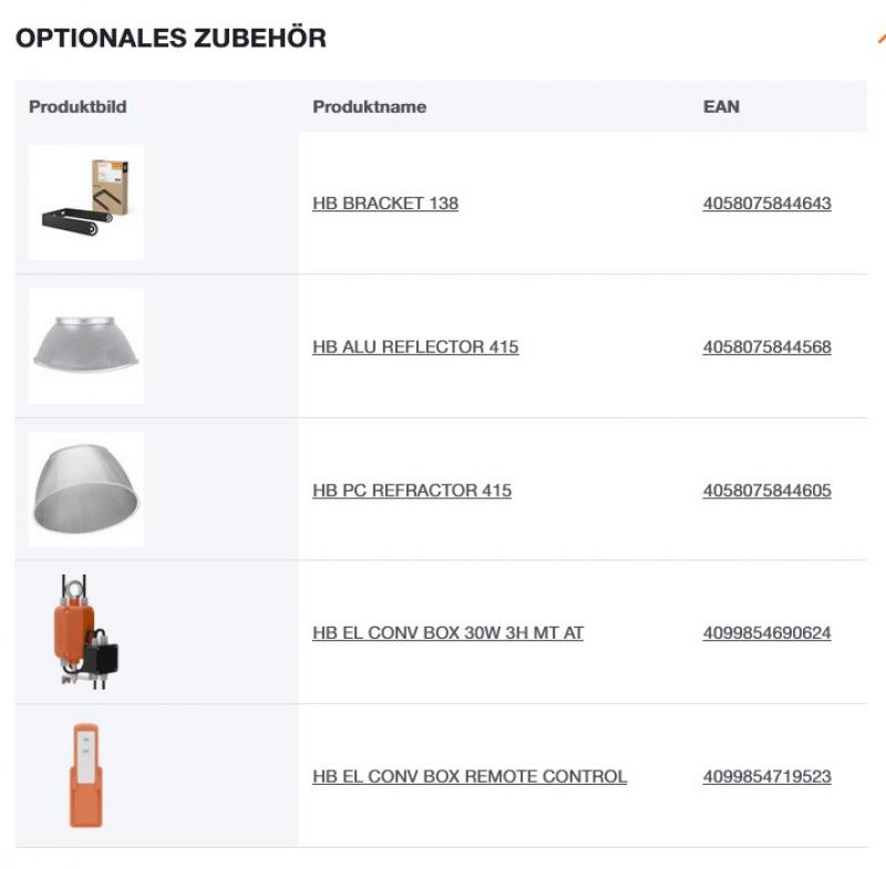 Ledvance LED Hallenleuchte HB P 75W 865 70DEG IP66 - Multi Lumen