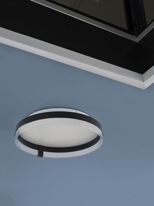 OSRAM Deckenleuchte Decor Circle in Schwarz 25 W Ø 40 cm - CLICKCCT - Sehr vielseitig durch eine wählbare Lichtfarbe
