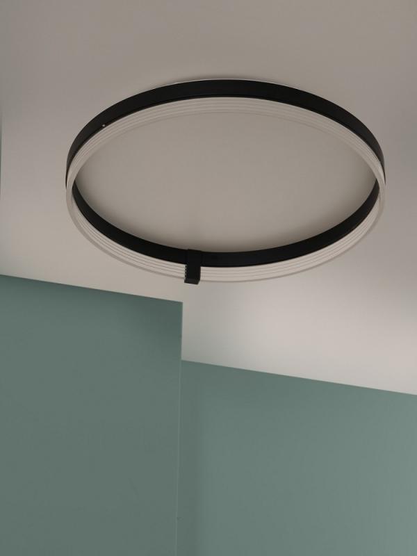 OSRAM Deckenleuchte Decor Circle in Schwarz 32 W Ø 50 cm - CLICKCCT - Sehr vielseitig durch eine wählbare Lichtfarbe