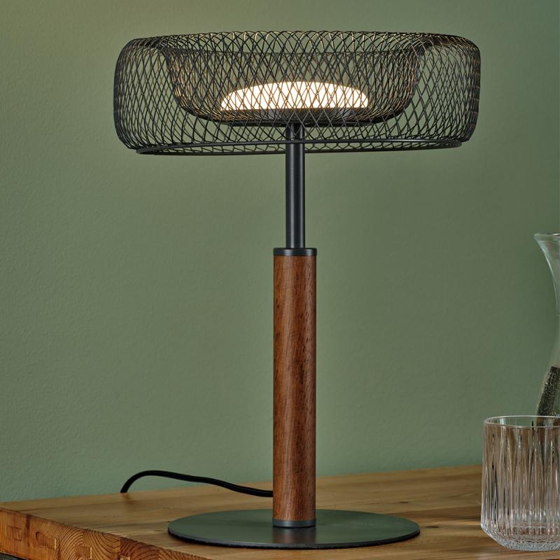 OSRAM Tischleuchte Decor Mesh 10W - Dekorative Leuchte aus Stahlgeflecht