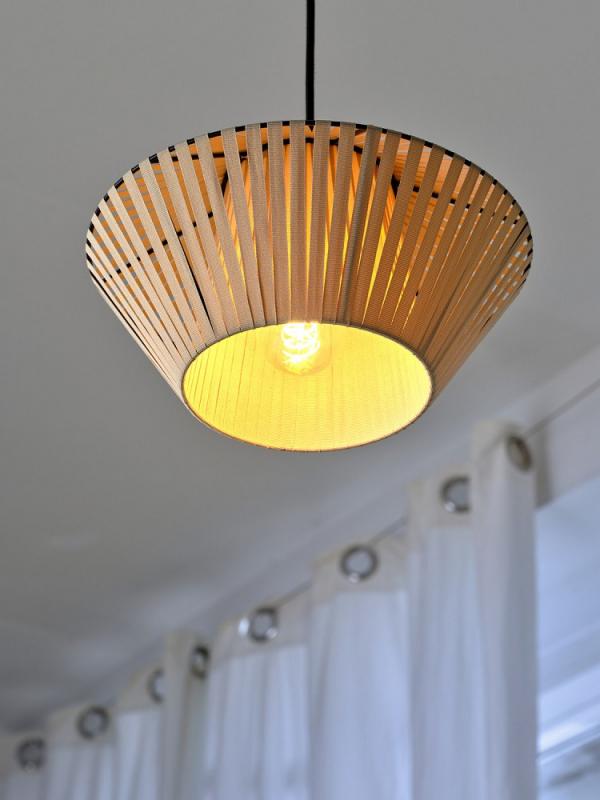 Osram Pendelleuchte Decor Stripes in Beige mit E27 Fassung Ø 30,5 cm