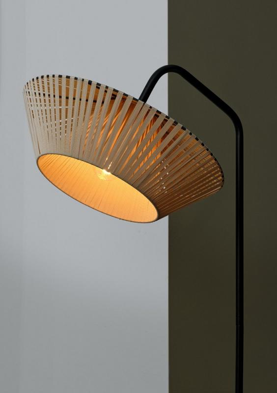 Osram Stehleuchte Decor Stripes in Beige mit E27 Fassung Ø 40,5 cm