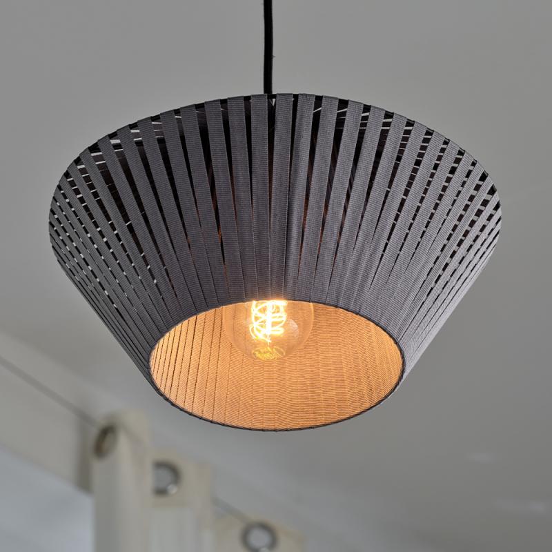 Osram Pendelleuchte Decor Stripes in Anthrazit mit E27 Fassung Ø 30,5 cm