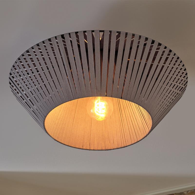 Osram Deckenleuchte Decor Stripes in Anthrazit mit E27 Fassung Ø 40,5 cm