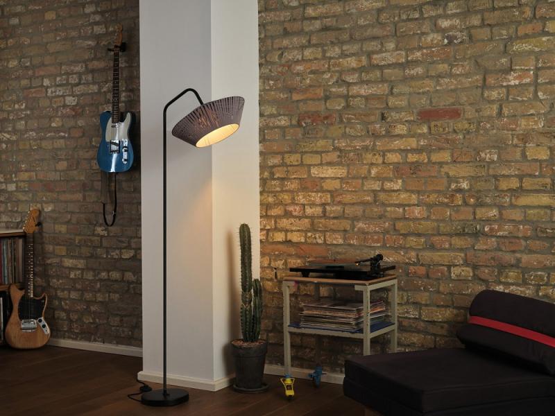 Osram Stehleuchte Decor Stripes in Anthrazit mit E27 Fassung Ø 40,5 cm