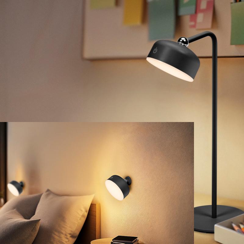 OSRAM  Decor Helper Gadget 830 USB - LED-Leuchte mit USB-Akku, 3000 K, Touch-DIM, magnetischer Wandhalterung, als Tischleuchte, Klemmleuchte oder Nachtlicht flexibel einsetzbar