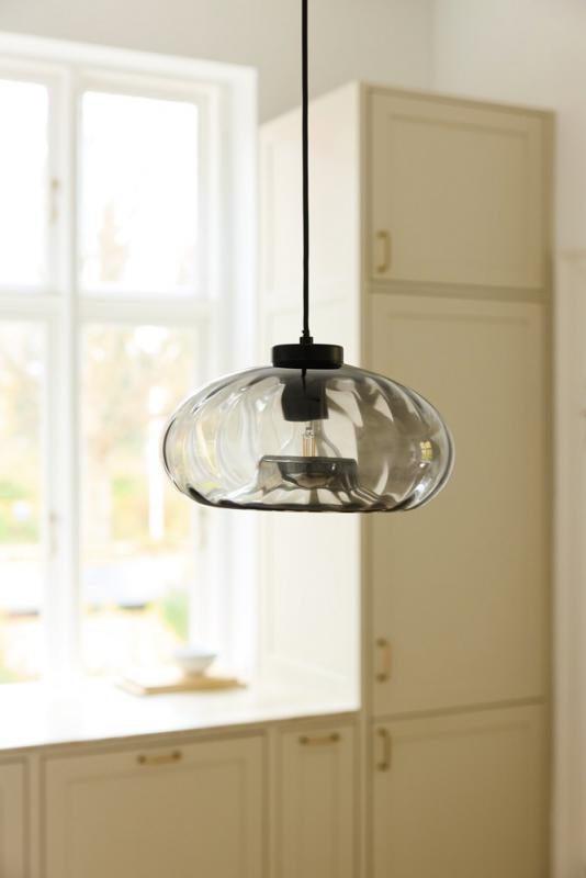 OSRAM DECOR SMOKE GLASS PENDANT E27 BLACK HÄNGELEUCHTE