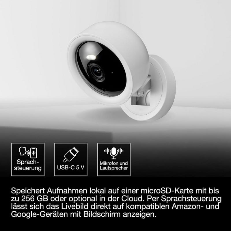 OSRAM SMART+ WiFi Überwachungskamera - Kamera für In- und Outdoor