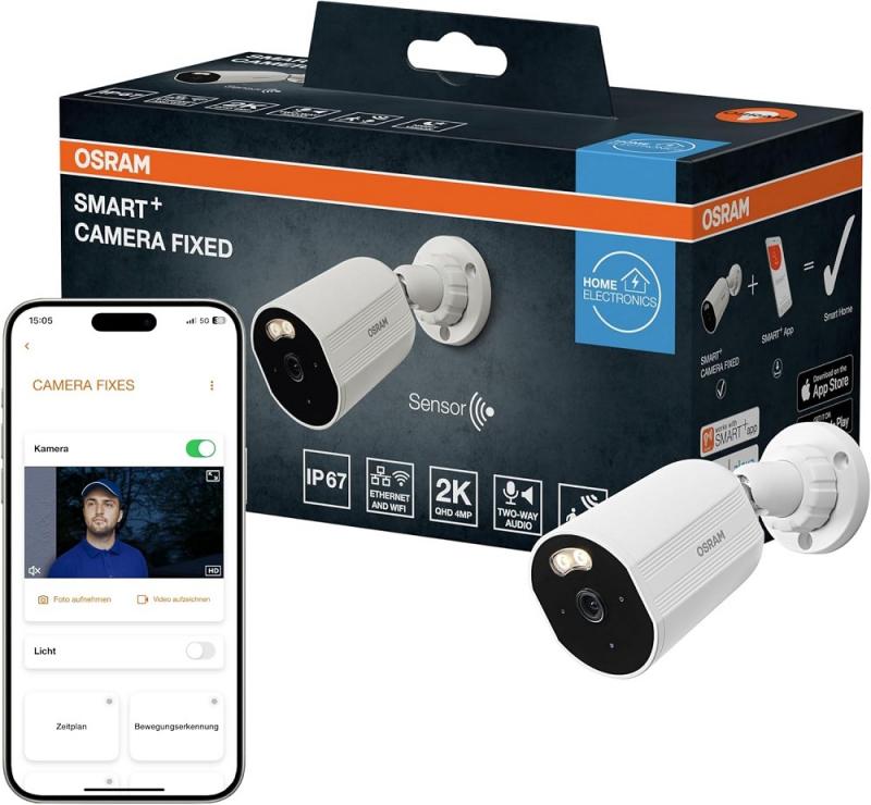 OSRAM SMART+ WIFI OUTDOOR CAMERA FIXED White
