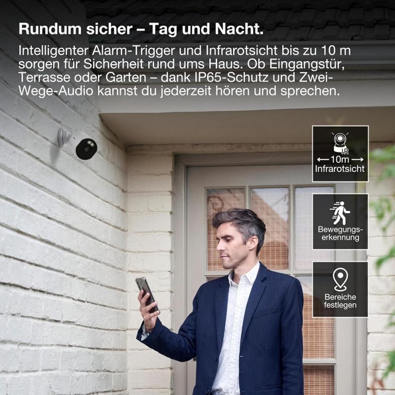 OSRAM SMART+ WIFI OUTDOOR CAMERA FIXED White