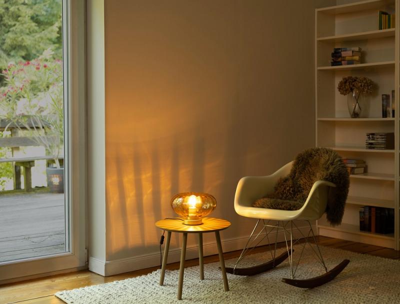 OSRAM DECOR GOLD GLASS TABLE E27 GOLD TISCHLEUCHTE