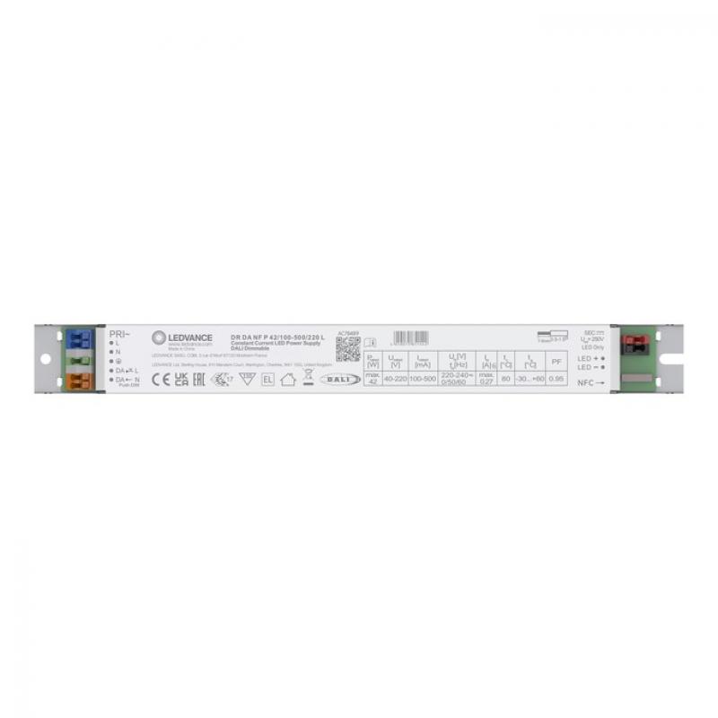 LEDVANCE LED DRIVER DALI NFC PERFORMANCE DR DALI NFC P 42/100-500/220 L