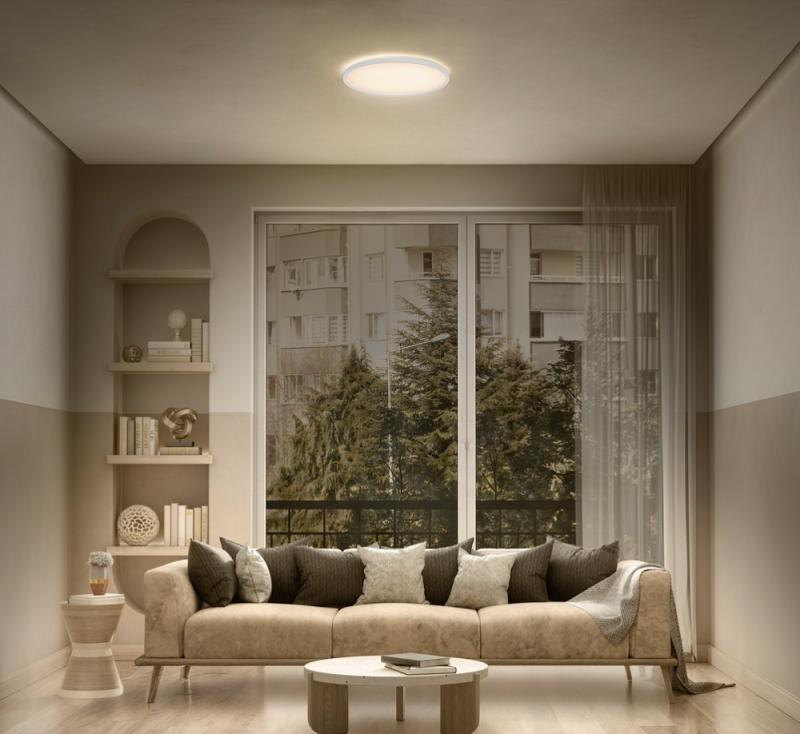 OSRAM Essential Panel Round LED-Panel 28 W 2700 lm 3000 K Warmweiß Ø 420 mm Weiß IP20
