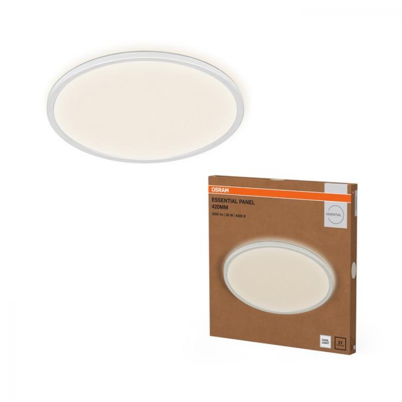 OSRAM Essential Panel Round LED-Panel 28 W 2700 lm 4000 K Neutralweiß Ø 420 mm Weiß IP20