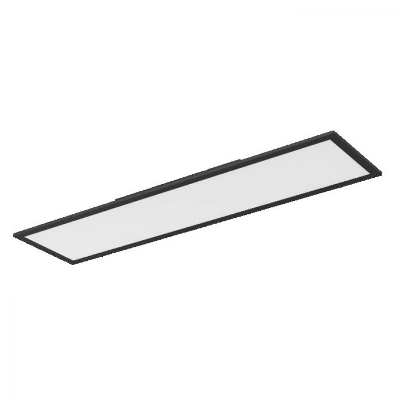 OSRAM Essential Aufbau Panel LED-Panel 24 W 2100 lm 3000 K Warmweiß 1000 × 250 mm Schwarz IP20