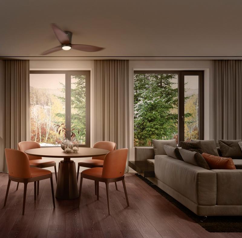 OSRAM Ceiling Fan Fohn 41W CCT Deckenventilator mit Licht 3000-6500K dimmbar