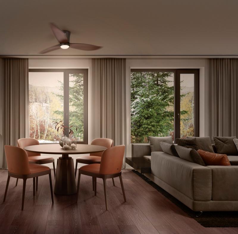 OSRAM Ceiling Fan Fohn 41W CCT Deckenventilator mit Licht 3000-6500K dimmbar