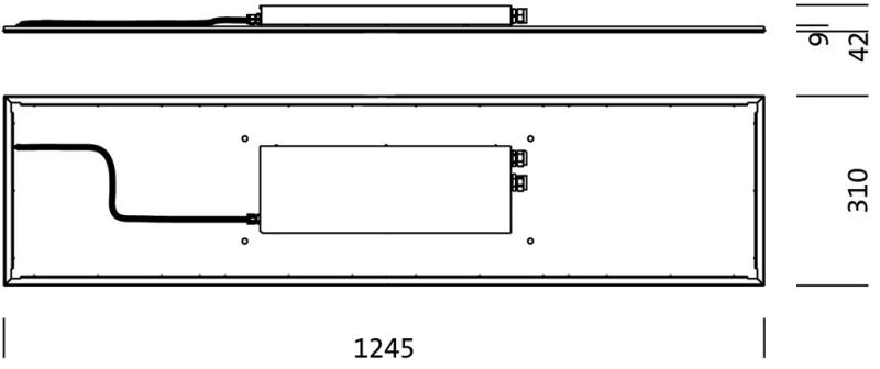 Siteco Apollon 21 linear LED Office-Leuchte 44W 4200lm DALI DT8 Tunable White