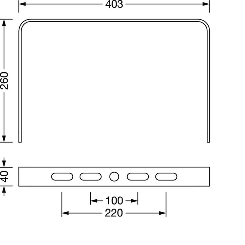 Siteco Tragbügel für HIGHBAY 31-S  LED Hallenleuchte