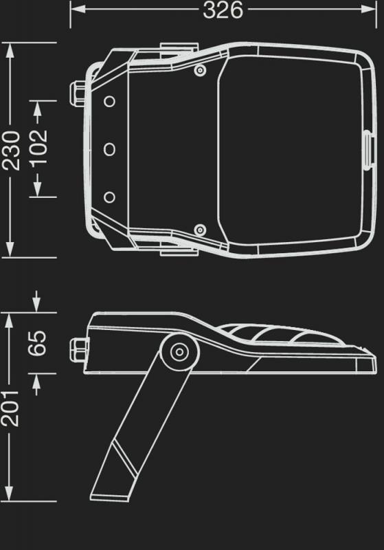 Siteco Floodlight FL 21 iQ micro, PL43, direkt strahlend 4000K 3170lm